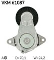 SKF Spannrolle, Keilrippenriemen VKM 61087 für DAIHATSU TOYOTA