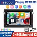 2+64G Apple Carplay Android 15 Autoradio Für VW Polo 9N Golf Jetta MK4 Passat B5
