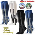 Kompressionsstrümpfe Stützstrümpfe Krampfadern 20-30mmHG Reisestrümpf Sport New