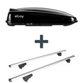 Dachbox LEVUP eBay Edition + Dachträger Menabo Pick-Up für Ford B-Max Typ JK NEU