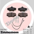 ZIMMERMANN 21463.180.2 Bremsbelagsatz, Scheibenbremse für ALPINE,DACIA,PEUGEOT,R