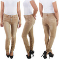 Damen Skinny Hüftjeans Stretchjeans Röhrenjeans Hüfthose Slim Fit Jeans Hose 
