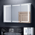 LED Spiegelschrank Badezimmerspiegel mit Beleuchtung Steckdose Badspiegel 105cm