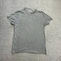 TOMMY HILFIGER Herren T Shirt Kurzarm Gr L Slim Fit Logo Classic Grau 2103
