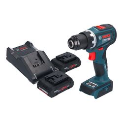 Bosch GSR 18V-90 C Professional Bohrschrauber 18 V 64 Nm + 2x Akku 4 Ah + Lader