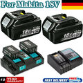 2X Original 18V 12Ah Akku Für Makita BL1850 BL1830 BL1860B Led Anzeige/Ladegerät