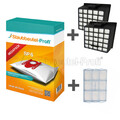 20 Staubbeutel + 2 HEPA-Filter + 1 Motorschutz geeignet für Siemens VSZ3337 Z3