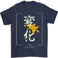  Japanische Blumen Zitat Japan Change Herren T-Shirt 100 % Baumwolle