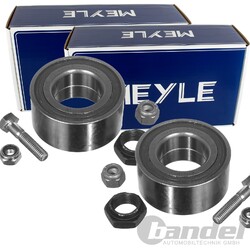 2X MEYLE RADLAGER-SATZ VORNE BEIDSEITIG HINTEN PASSEND FÜR AUDI 100 200 QUATTRO