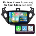Für Opel Corsa E 2015-2019 Adam Android 14 Autoradio GPS DAB+ CarPlay BT 2+64GB