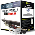 Für VW Crafter Typ SZ Pritsche Anhängerkupplung starr +eSatz 13pol 16- NEU AHK