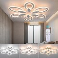 RGB LED 90W Deckenlampe Dimmbar Designstil Deckenleuchte für Schlaf&Schlafzimmer
