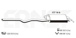 ERNST Endschalldämpfer 177108