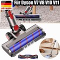 Bürste Kompatibel mit Dyson V7 V8 V10 V11 V15, Ersatzteil Bodenbürste mit 4 LED