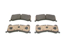 BOSCH Bremsbelagsatz Scheibenbremse 0 986 424 943 Low-Metallic für AUDI TRON GEN