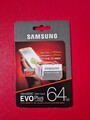 microSD-Card: Samsung EVO Plus 64GB mit SD Adapter