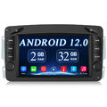 Android 12 Für Mercedes Benz CLK W209 W203 W463 W168 Autoradio GPS Navi SWC 32G