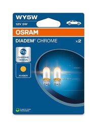 ams-OSRAM Glühlampe Blinkleuchte DIADEM CHROME 2827DC-2BL WY5W 12V 5W für VW 4 1