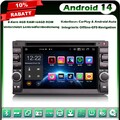8-Kern Android 14 Doppel Din DVD Autoradio GPS Navi CarPlay BT 5.0 WiFi 4GB+64GB