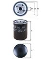 KNECHT OC93 Ölfilter für CHRYSLER OPEL CHEVROLET ROVER