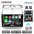Android 13 Autoradio Carplay Für Peugeot 307 2002-2013 GPS Nav WIFI RDS FM 1+32G
