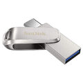 SANDISK Ultra Dual Drive Luxe USB-Stick 128GB USB-C /-A Pen Drive Flash Drive