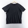 Hugo Boss Herren T-Shirt 2XL schwarz bestickt Logo kurzärmelig Baumwolle