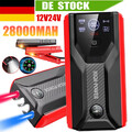 28000mAh Auto KFZ Starthilfe Jump Starter Ladegerät Booster Powerbank PKW 800A