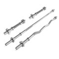 ScSPORTS® Hantelstangen Set Langhantelstange SZ Stange 30mm Kurzhantelstangen