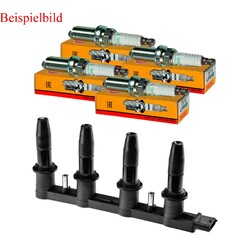 NTY SET Zündspule + 4x NKG Zündkerze für Opel Meriva Zafira B A05 1.8 L48 1.6