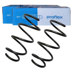 2x PROFLEX FAHRWERKSFEDERN VORNE passend für TOYOTA AVENSIS | PX1-0625