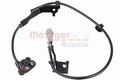 METZGER Sensor, Raddrehzahl für TOYOTA HA links 09001163