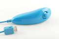 Nunchuk (blau / blue) für Remote Controller / Fernbedienung Nintendo Wii (NEU)