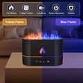 USB 250ML LUFTBEFEUCHTER AROMA DIFFUSER DUFTZERSTÄUBER 3D FLAMME SCHLAFZIMMER DE