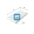 UFI 53.034.00 Innenraumfilter Pollenfilter für FORD FOCUS (DAW, DBW)