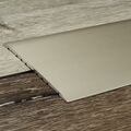 PROVISTON Übergangsprofil Alu | 80 x 3.5 x 1000 mm | Bronze Hell