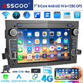 DAB+ Für Opel Corsa C D Zafira B Astra H Android 14 6+128G Carplay Autoradio GPS