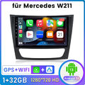 Android 13 Autoradio Für Mercedes Benz CLS E-Class W211 GPS Navi WIFI BT Carplay