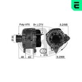 ERA 210469A GENERATOR für AUDI MITSUBISHI SEAT SKODA VW