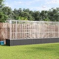 Voliere Vogelvoliere Vogelkäfig Vogelhaus Papageien Wellensittich Stahl vidaXL