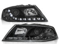 Scheinwerfer LED Tagfahrlicht Optik für Skoda Octavia 2 (1Z) Bj. 04-08 Schwarz