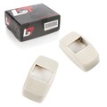 Abdeckung von Sonnenblendenhalter Halter Clips perlgrau für VW GOLF VI 6 CABRIO