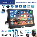 10.1" 8 Core 128G Carplay Android14 Autoradio 1 DIN GPS Drehbarer Bildschirm KAM