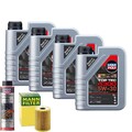 Motoröl 5W30 LIQUI MOLY Top Tec 4300 4L +MANN Ölfilter +Ölschlammspülung