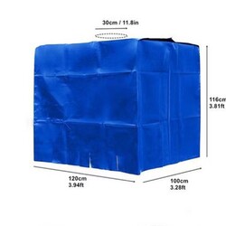Regenwassertank 1000 Liter IBC Container Folie Wasserdichte Staubdichte Abdeckun