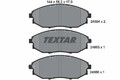 TEXTAR 2486401 Bremsbeläge Satz Vorne für CHEVROLET Epica KL1