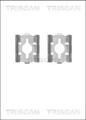 TRISCAN Zubehörsatz, Scheibenbremsbelag 8105 101628 für CITROËN FIAT FORD