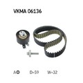 Zahnriemensatz Skf VKMA 06136 für Mercedes Benz Mercedes Benz Mercedes Benz