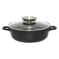 ELO ALUCAST Servierpfanne Bratpfanne Antihaft Schwarz Aluminiumguss Ø 28 cm