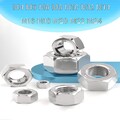 Sechskant-Muttern DIN 934 Edelstahl Rostfrei A2 V2A/A4 M4 M5 M6 M8 M10 Bis M24